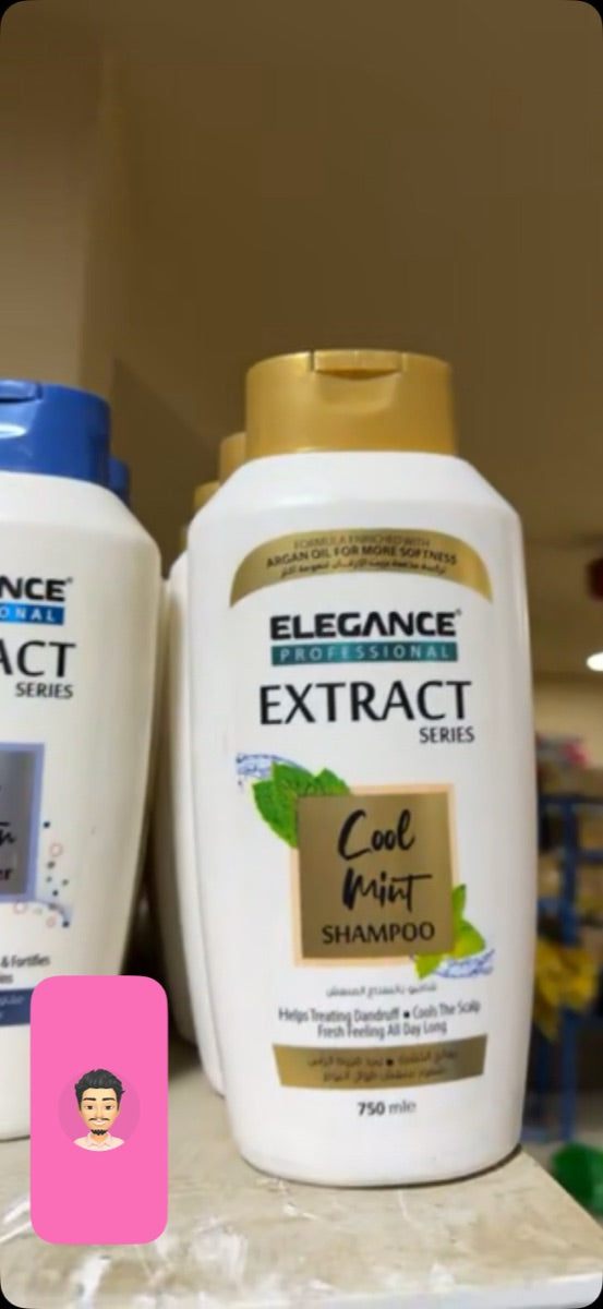 Elegance Extract Cool Mint Shampoo 750ml