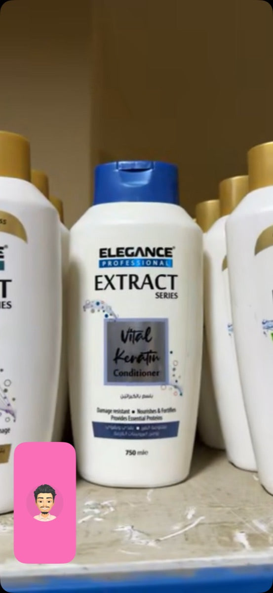 Elegance Extract Vital Keratin Conditioner 750ml